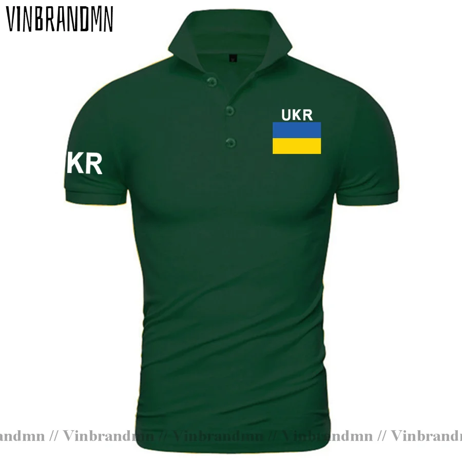 Ukraine Ukrainian Polo Shirts Men Short Sleeve Classic Brands Printed For Country Flag Shirt Nation Team Design UKR Ukrayina New