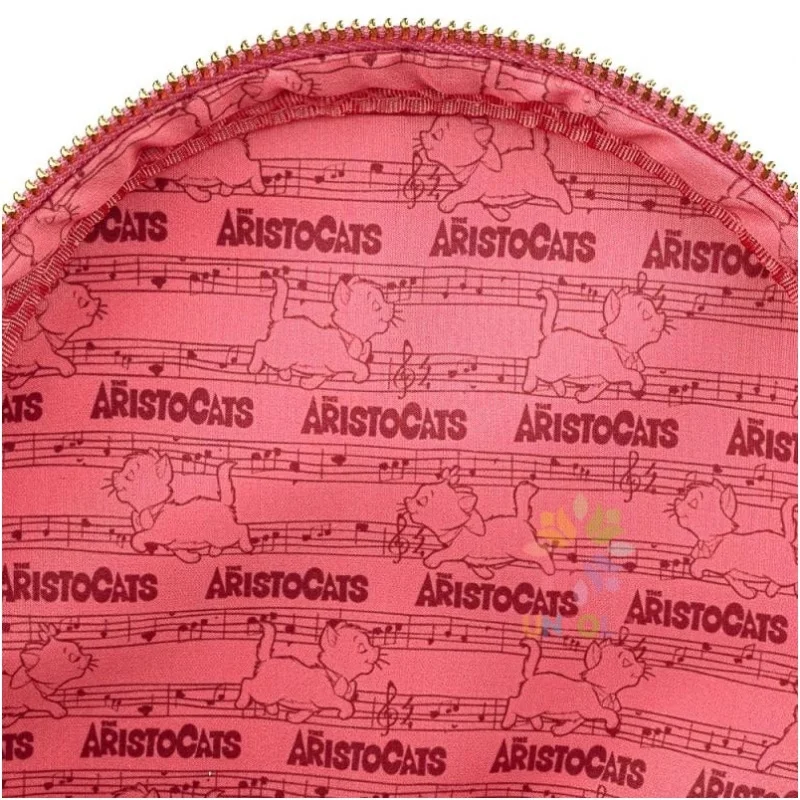 Nuovo arrivo di vendita Disney Loungefly Disney Mary Cat Aristocats Kitties per pianoforte zaino Anime borsa a tracolla con doppia tracolla borsa