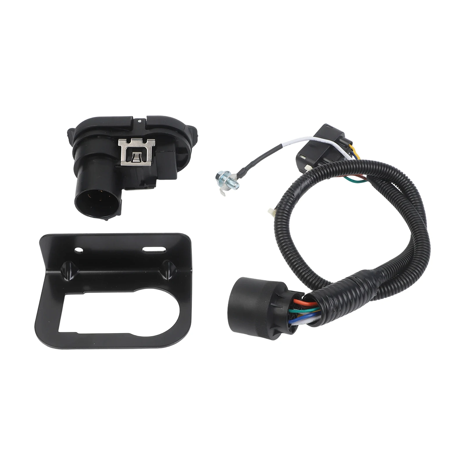 

Rear Trailer Tow Hitch Bar Wiring Harness Kit for Ford F150 2009 2014 with Copper Terminals and Easy Installation Bracket