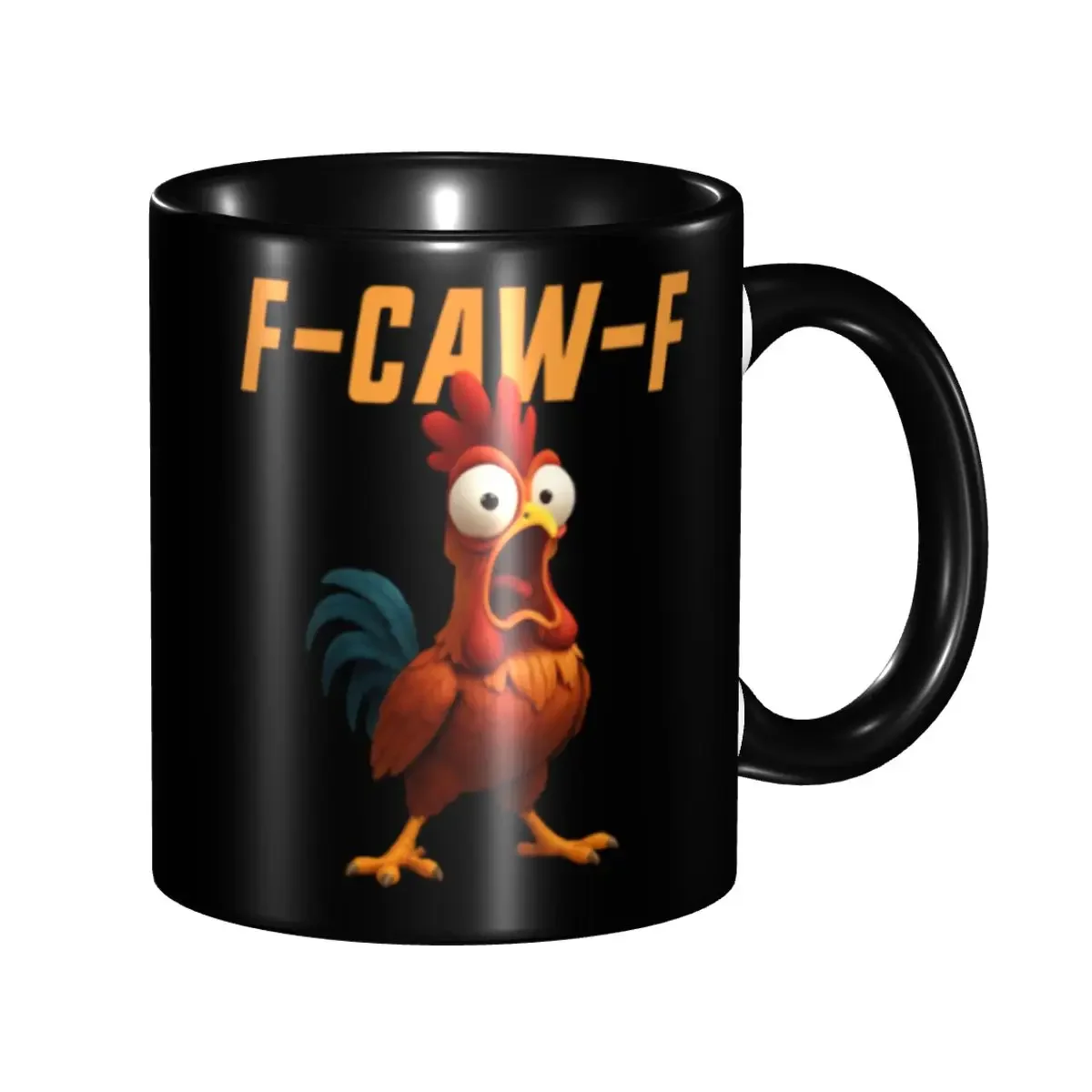 

DIY Funny F-Caw-F Chicken FCAWF Ceramic Mug Customized Coffee Cup Creative Present