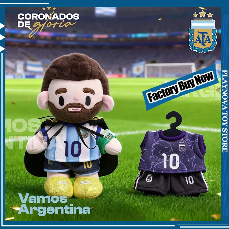 

2026 World Cup Limited edition plush toy Football Stars Lionel Messi #10 Lionel Messi #50 Vinyl Action Figure Collection Model