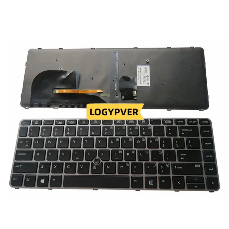 Backlit Keyboard Pointer for HP EliteBook 745 G3 745 G4 840 G3 840 G4 ZBook 14u G4 US English