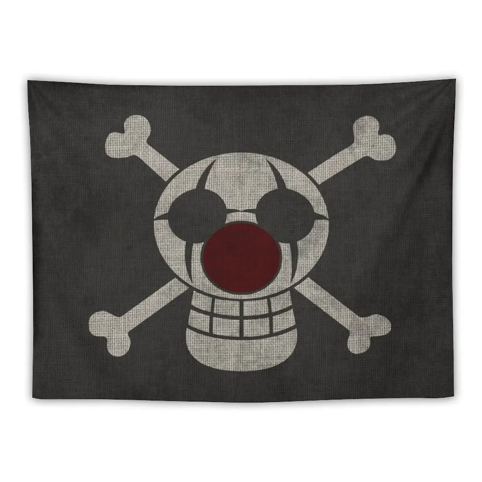 OP 12 - Flag of the Buggy Pirates Tapestry Mushroom Cute Room Things Decoration Bedroom Tapestry