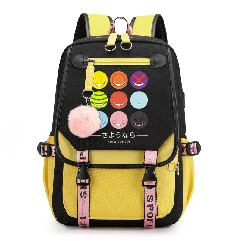 Assassination Classroom Women School Backpack Anime Bagpack Female Rucksack Lady Girls Travel Backpacks Korean Back Pack Mochila