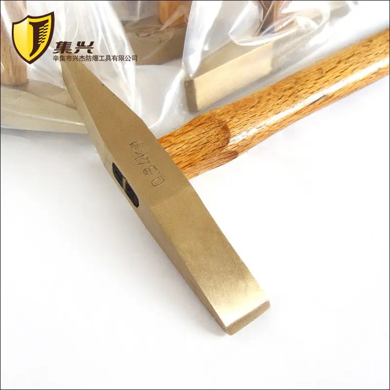 

Explosion proof rust removal hammer, wooden handle, rust removal hammer, explosion-proof hammer, copper hammer