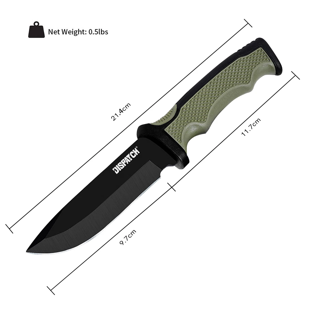 Fixed Blade Knife with Non-slip Handle Survival Hunting Camping Tool Tactical Outdoor Knife EDC Tool