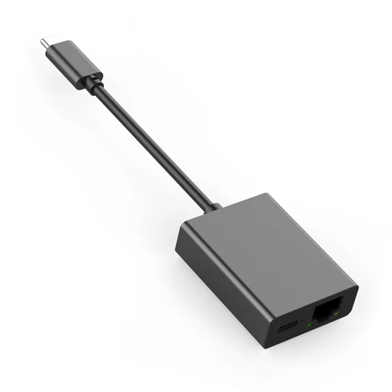 AA84 لـ Google TV 4K USB Dock محول USB C إيثرنت USB C إلى إيثرنت محول التوصيل والتشغيل دعم شحن PD، متين