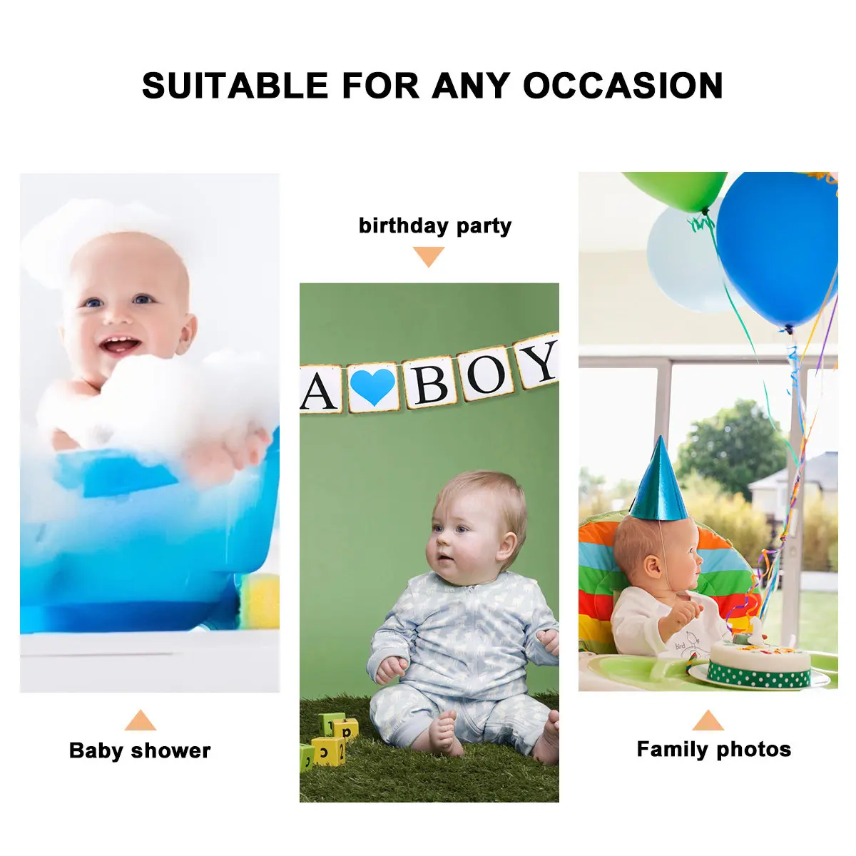 

4Pcs Baby Bowknot Headband Set Soft Breathable Hair Accessories for Newborn Photo Shoot Birthday Party Baptism Kids Headwear