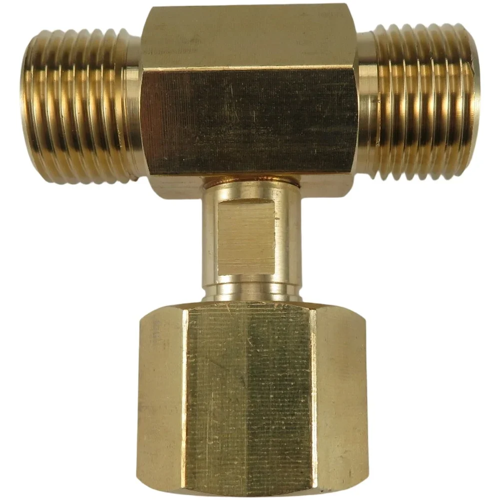 M22-14 W21.8-14 Splitter 3-way Connector Threaded Tee Fitting Dual Outlet Splitter 3-way Connector Design For W21.8-14 Tanks
