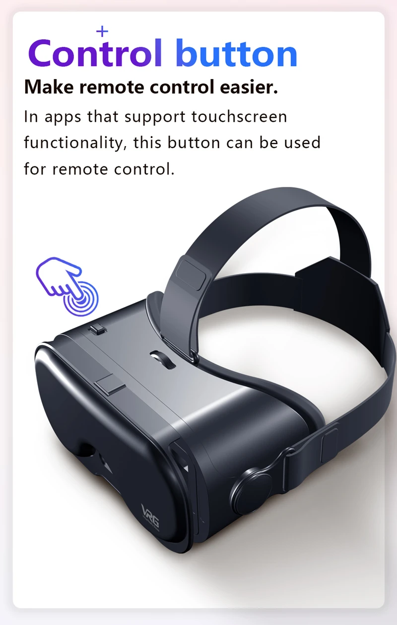 Neues VRG Q8 All-in-One VR-Headset Virtuelle Realität 3D Panorama-Gaming AR für Smartphones – Detail 8