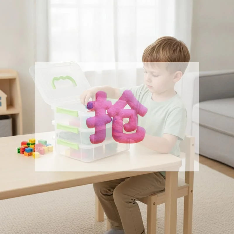 Food Storage Building - Scatola di stoccaggio in plastica trasparente