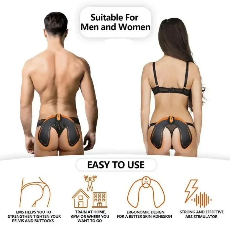 Electrical EMS Hip Trainer Muscle Stimulator Fitness Lifting Buttock Abdomen Arms Legs Toner Weight Loss Body Slimming Massager