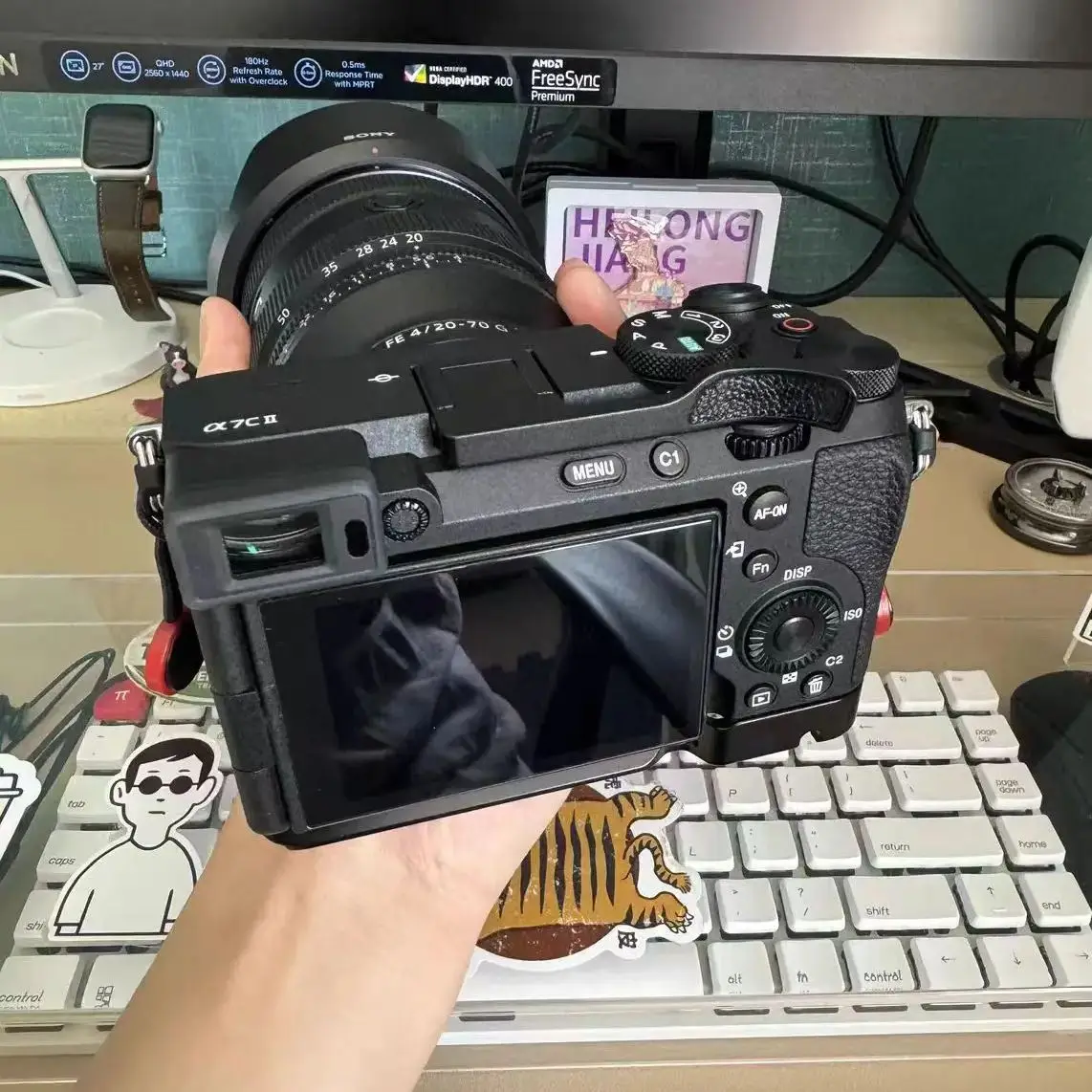 Adatto per Sony A7CII maniglia in pelle A7CR A7c prima generazione universale maniglia di protezione per slitta calda accessori per maniglia per fotocamera