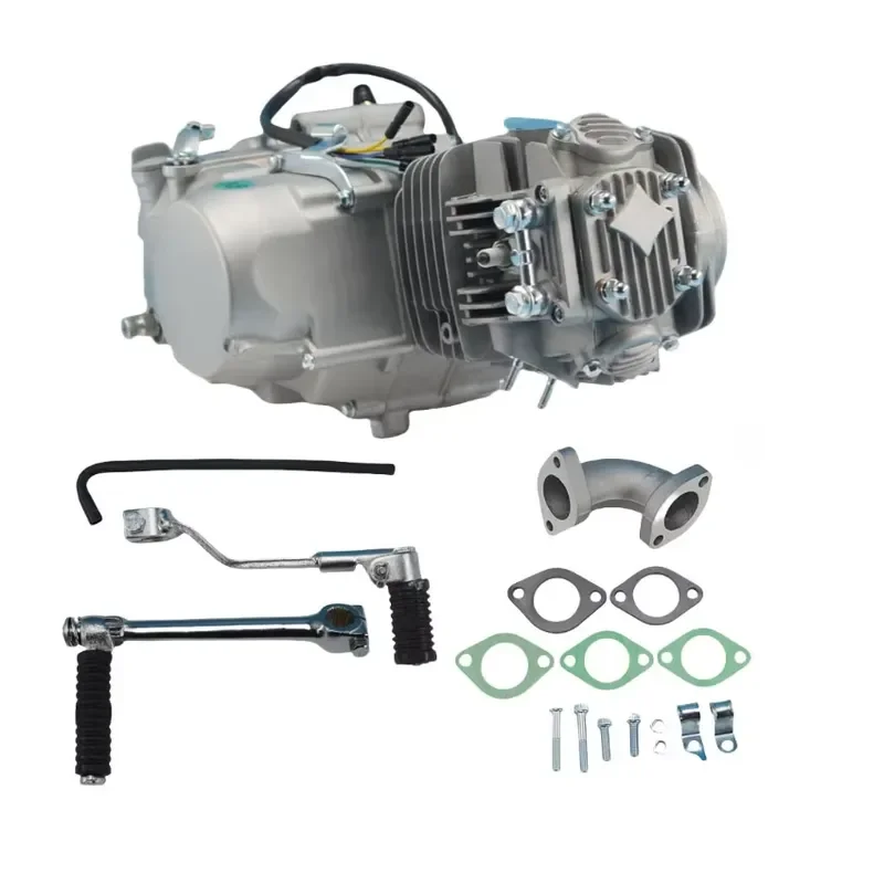 Motorcycle Engines YX140 Kick Start Manual Clutch Engine Yinxiang 140cc W063 2 Valve Alloy Engine Sample Available