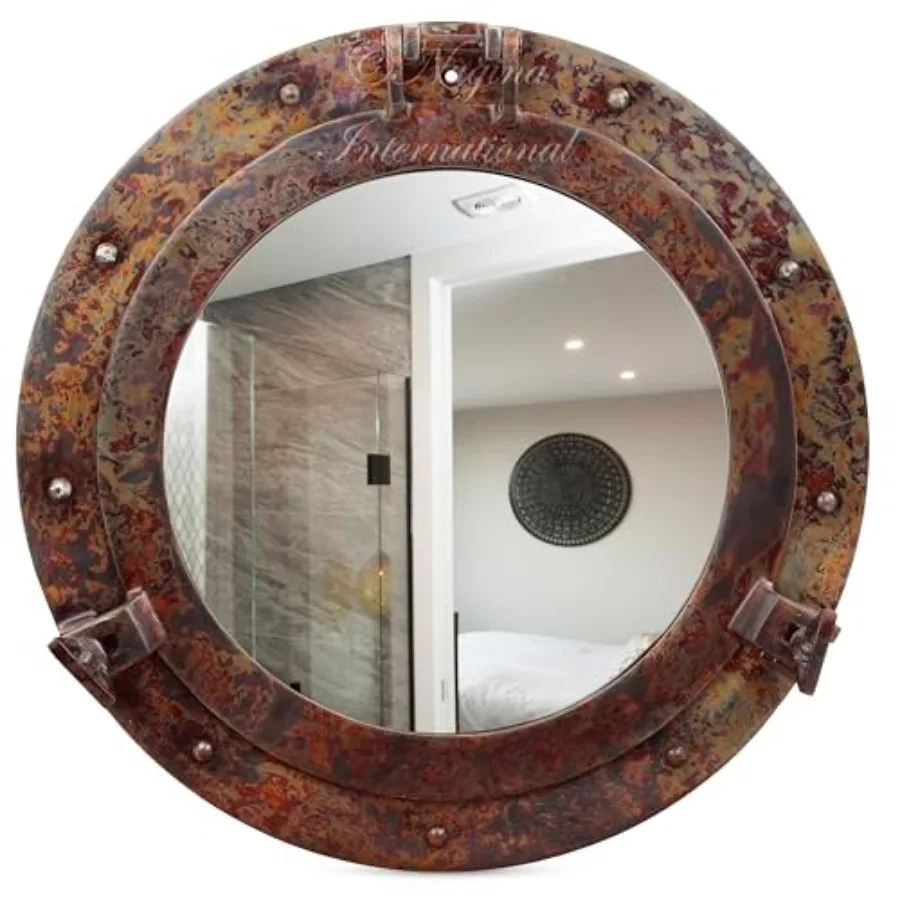 

Rustic Copper Shipwrecked Premium Nautical Porthole Nautical Bathroom s 12 Inch