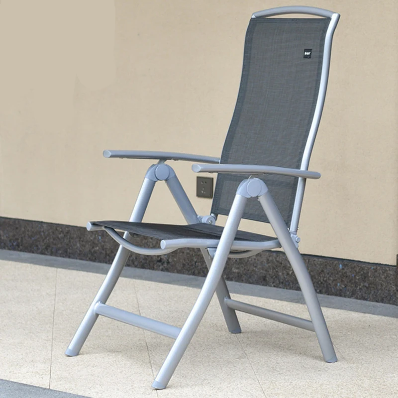 Home Tourist Aluminum Furniture Chaise FYBC Nordic Folding Beach Chair Recliner Outdoors Portable Office Balcony Beach Chair