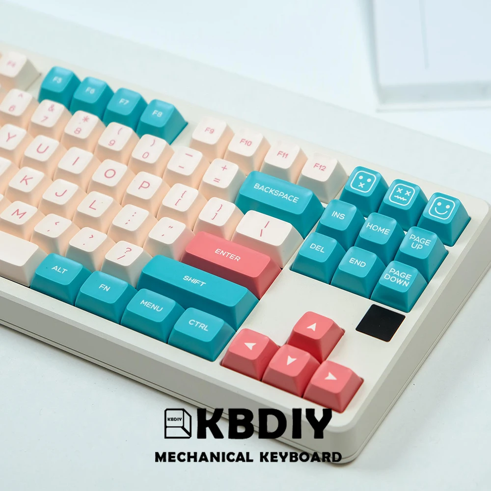 KBDiy SA Profile National Rhyme Keycaps for Mechanical Keyboard Keycap Custom Double Shot ISO PBT 161Key Caps for K500 GMK64