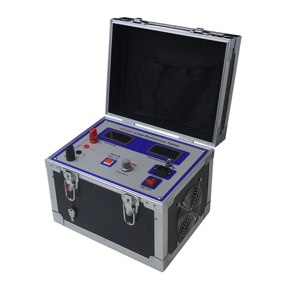 0~50m Ohm Digital Micro Ohm Meter Circuit Beaker Contact Resistance Tester Loop Resistance Tester Low Resistance Test Device