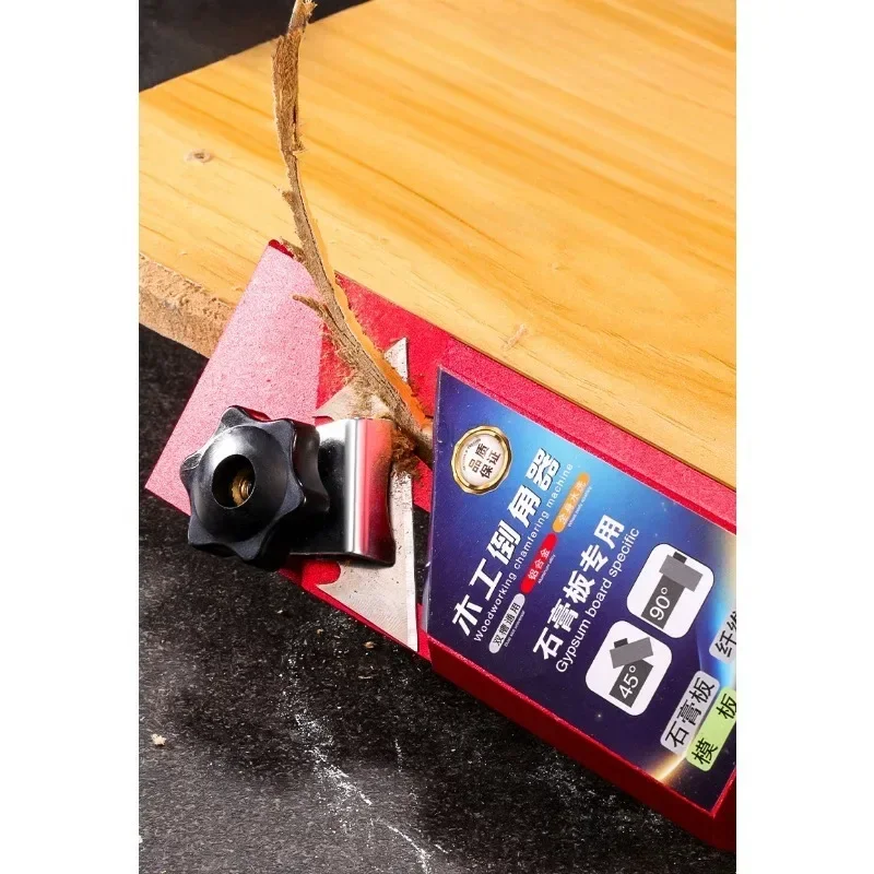 Mini cepilladora de corte y biselado hecha a mano, aleación de aluminio, cepilladora de precisión para carpintería, herramienta de cepillado de precisión para carpintería