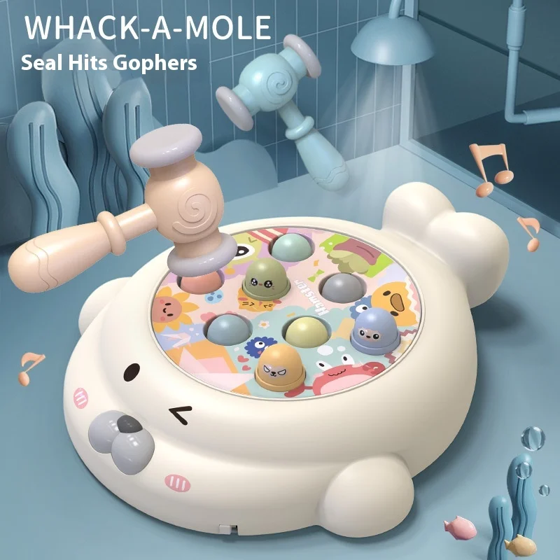 

Whack-a-mole Children Beat Toys, Baby Babies, 3 Children's Study Morning Study Machines, 4 Large Babies, 1-2, Two And A Half Yea