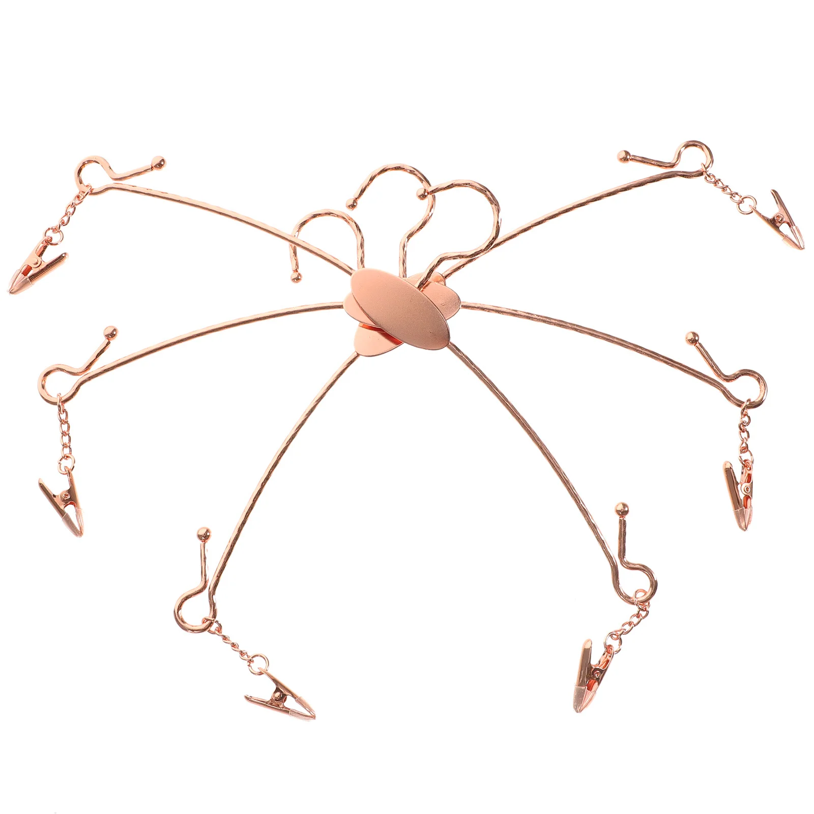 

10Pcs Lingerie Hangers for Women Bra Storage Rack Closet Organizer Anti-Skid Clip Hangers for Underwear Tank Tops Bikini