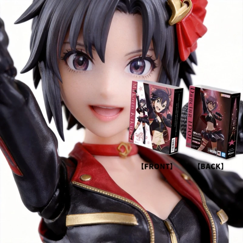 Коллекционная фигурка Bandai SHFiguarts Кикучи Макото из аниме The Idolmaster: Black Red Stage в сценическом костюме, игрушка-персонаж для шкафа-витрины