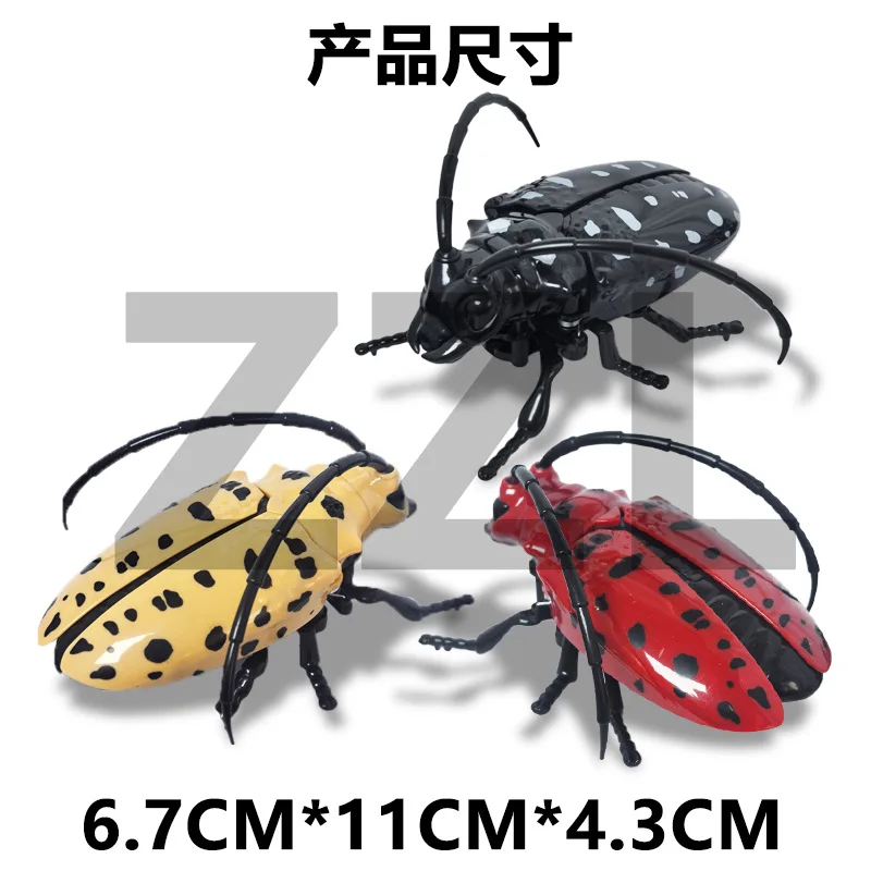 Wind Up Longhorn Käfer Bionic Spielzeug Kreative Prankster Animierte Insekt Spielzeug Modell Kinder Kunststoff Longhorn Käfer Uhrwerk Spielzeug