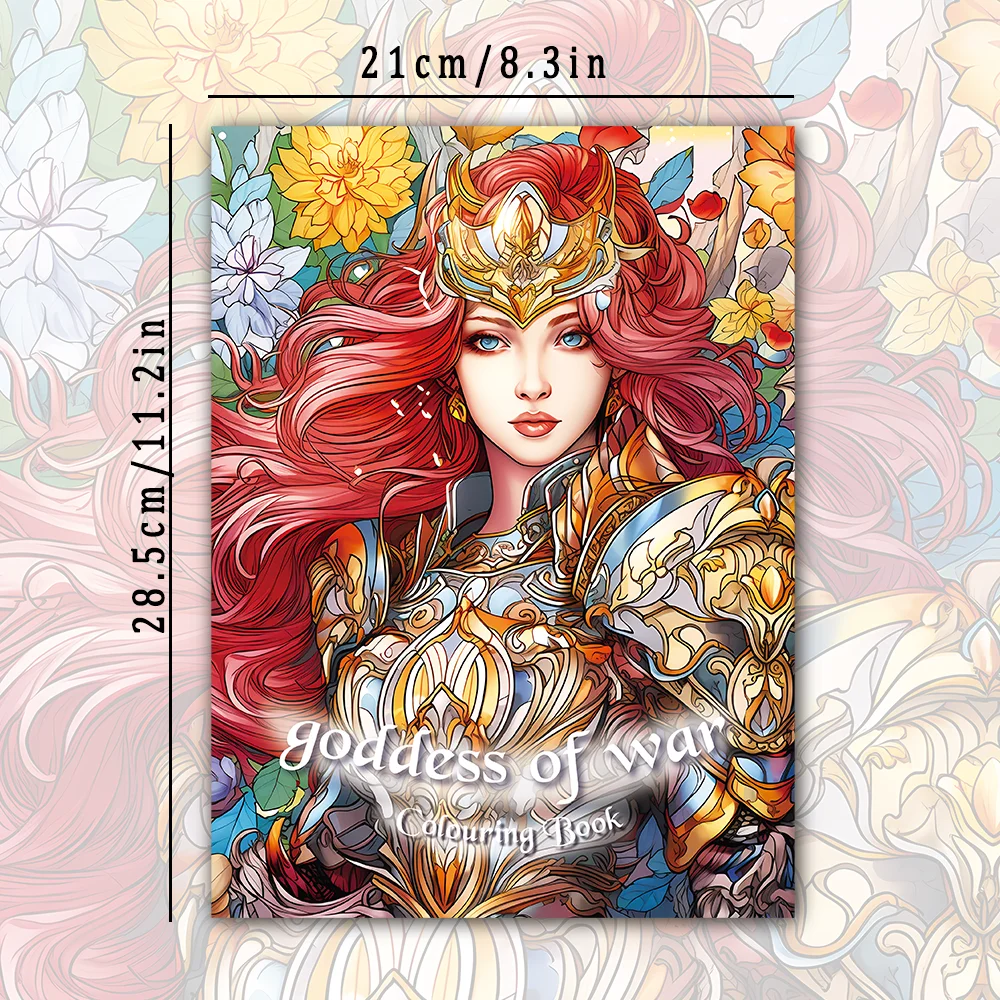 1pc, Adult Coloring Book, Teenagers Coloring Book, 30 Different Patterns, 100gsm Thick Paper, Relieve Stress, Birthday Gift