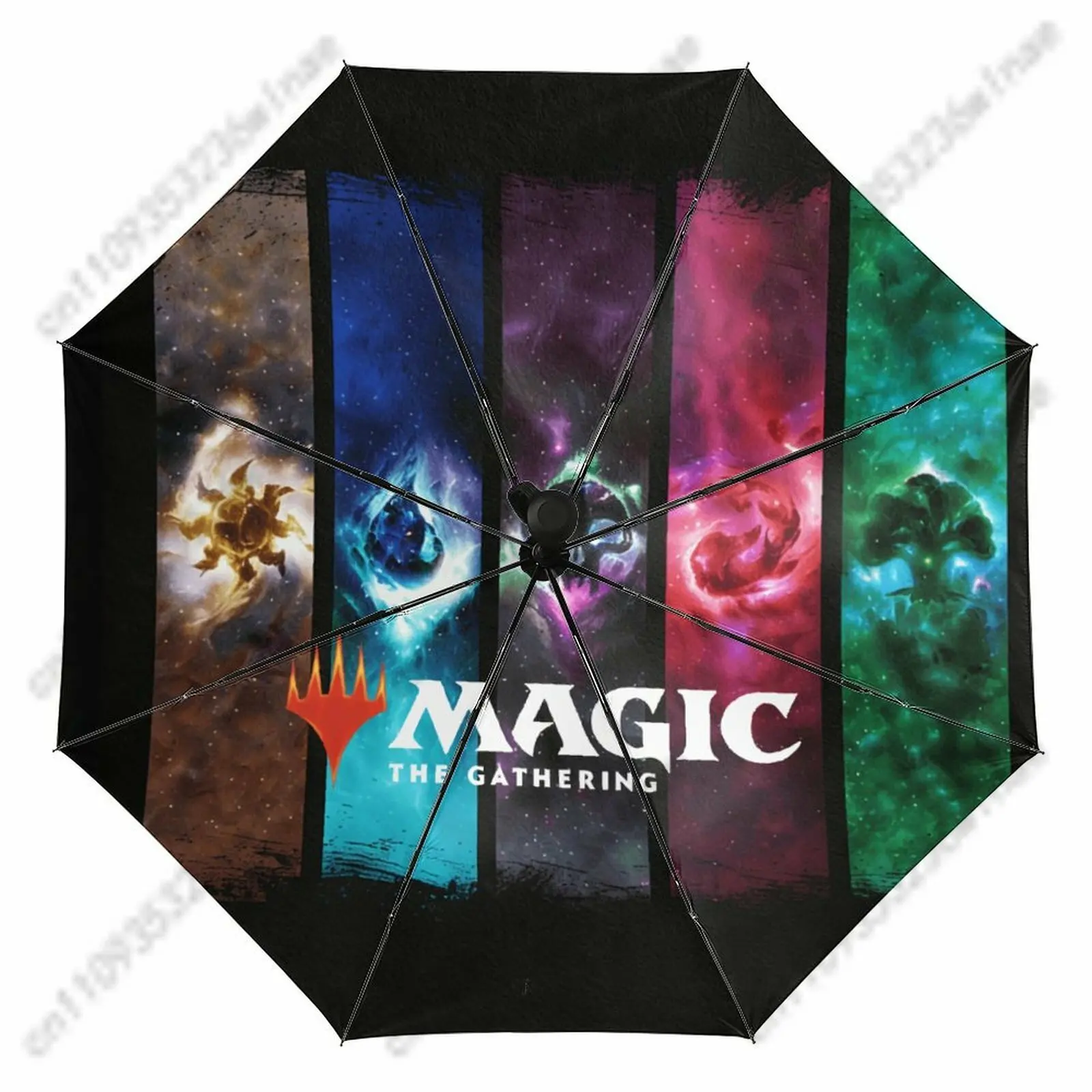 

Magic The Gathering 3 Fold Auto Umbrella Men Women Windproof Waterproof Folding Umbrella Lightweight Portable Custom Umbrella