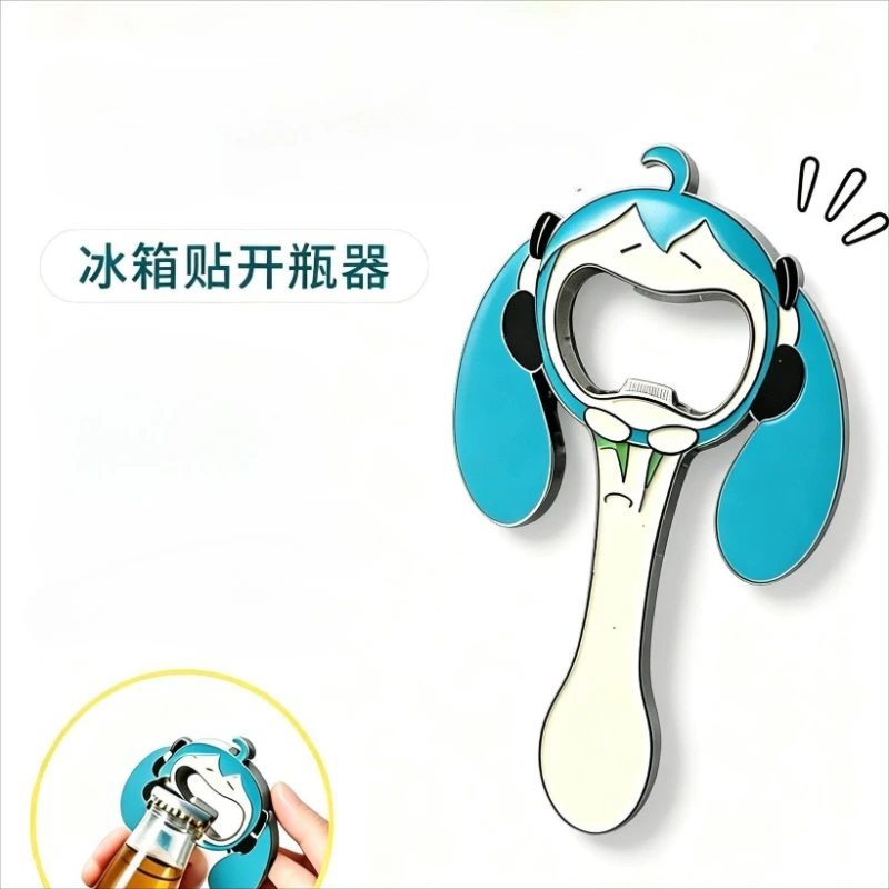Hatsune Miku high color value creative new metal bottle opener cute creative magnetic suction special screwdriver for friends - view 5