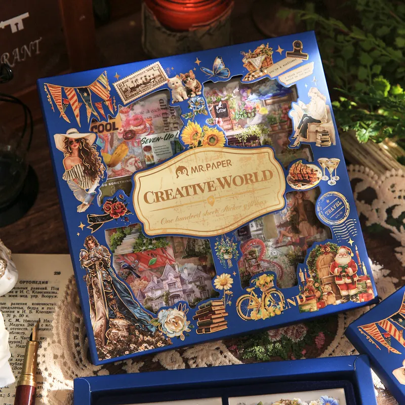 

100 листов/упаковка, готические рождественские мультяшные наклейки для справочника, сделай сам, скрапбукинг, офисные канцелярские принадлежности, чехол для мобильного телефона, тетрадь