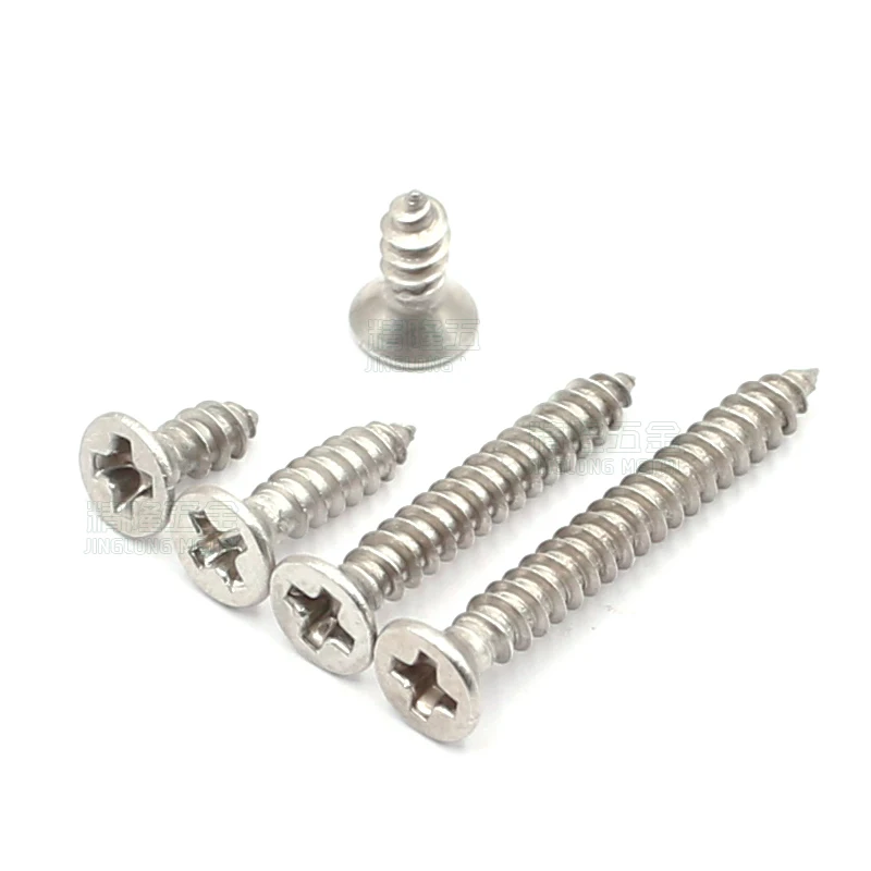 

Countersunk Head Self-tapping Screws M1 M1.2 M1.4 M1.7 M2 M3 Mini 304 Stainless Steel Cross Recessed Flat Wood Screw L=3-40mm