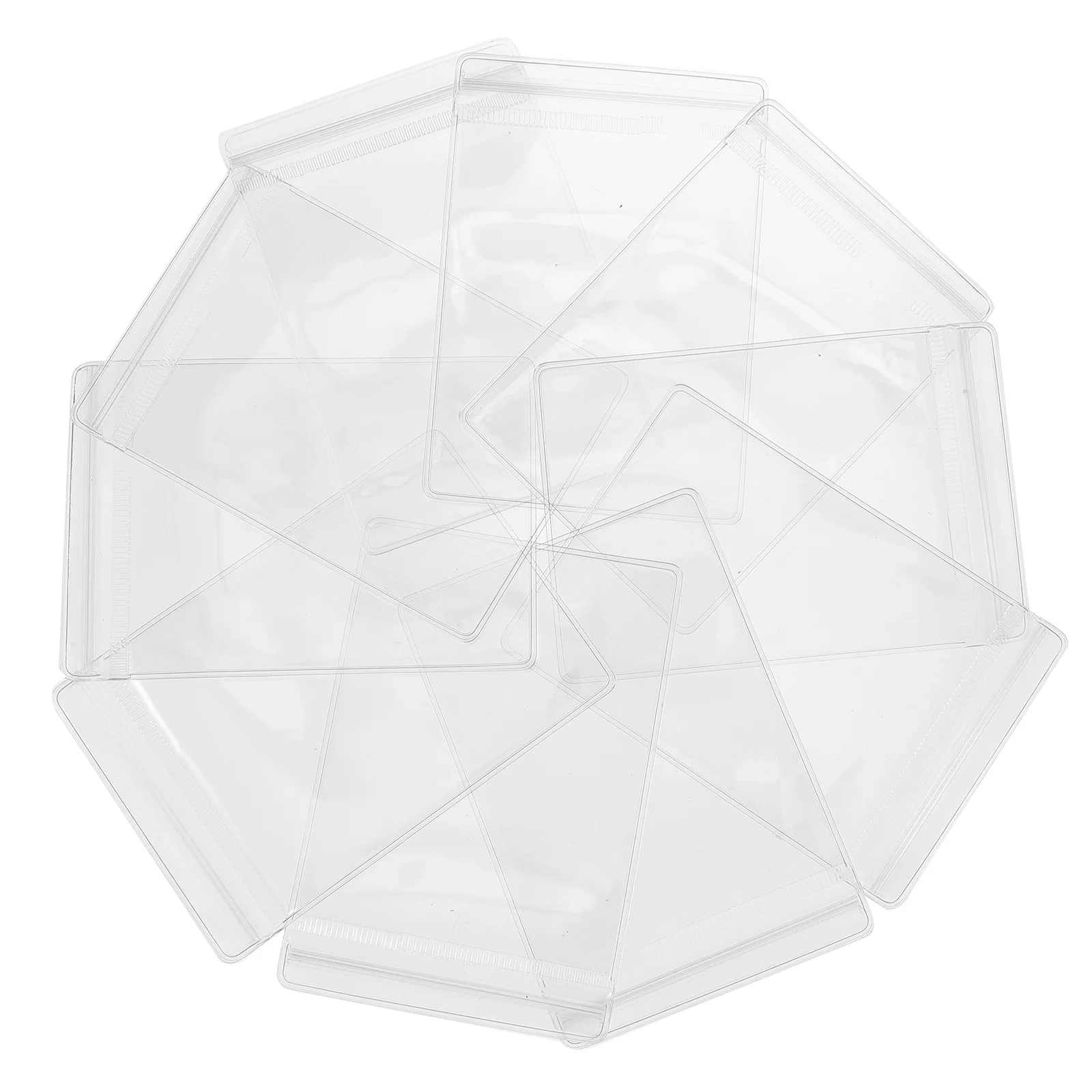 10 Pcs Bag PVC Transparent Holder Money Storage Case Commemorative Double Seal Clear ganizer Portable Currency