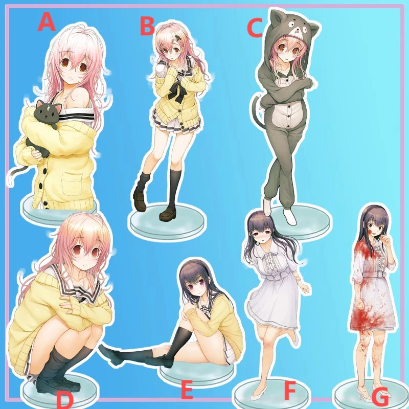 Anime Stand MIYUKI Muko Aoi Figure Display Desktop Decoration Accessories 15cm