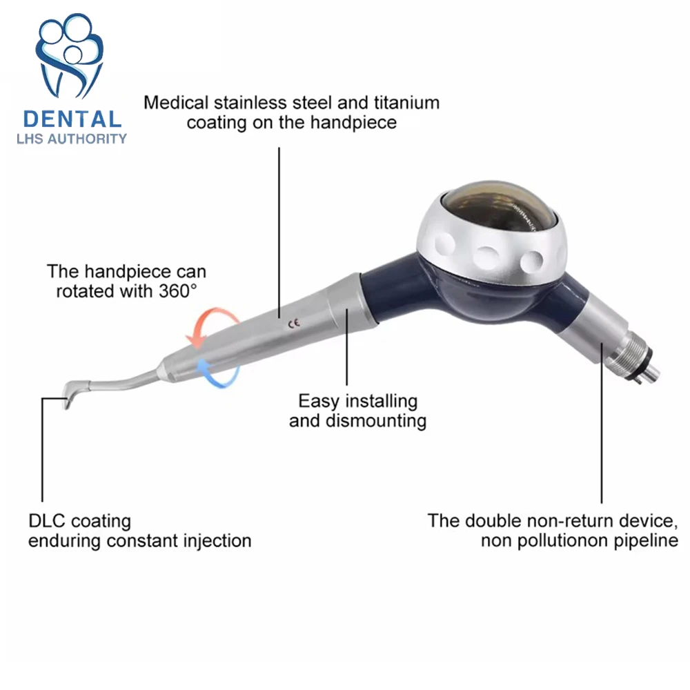 Dental Air Prophy Polisher Unit Jet Dentistry Odontologia Whitening Spray Polisher Sandblasting Machine 2/4holes instrument