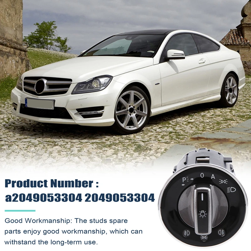 A2049053304 Headlamp Switch Turn Light Control Switch for Mb C Class W204