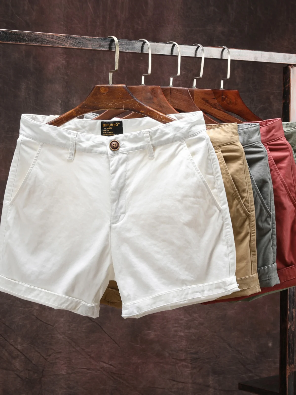 

Новые летние мужские облегающие прямые брюки из чистого хлопка, эластичные пляжные брюки, повседневные прямые дышащие брюки-трубы