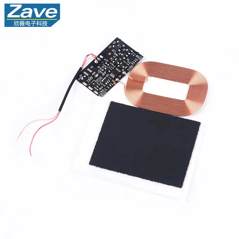 Wireless charger receiver module PCBA board universal coil DIY wireless charging solution with magnetic isolation sheet