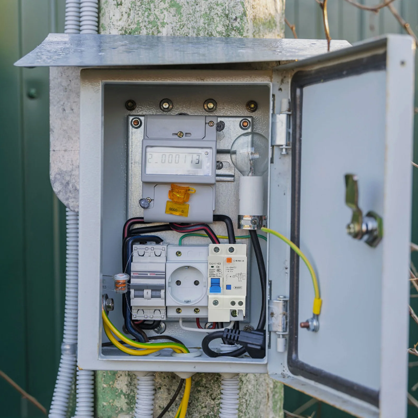 

220V 6A Leakage Protection Circuit Breaker Compact Household Electric Breaker with Reliable Performance for Various Scenarios