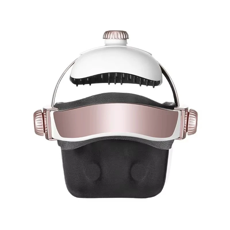 

Head Massager Scalp 2024 Convenient Decompression Head Compression Airbag Helmet Hot Compression Massager