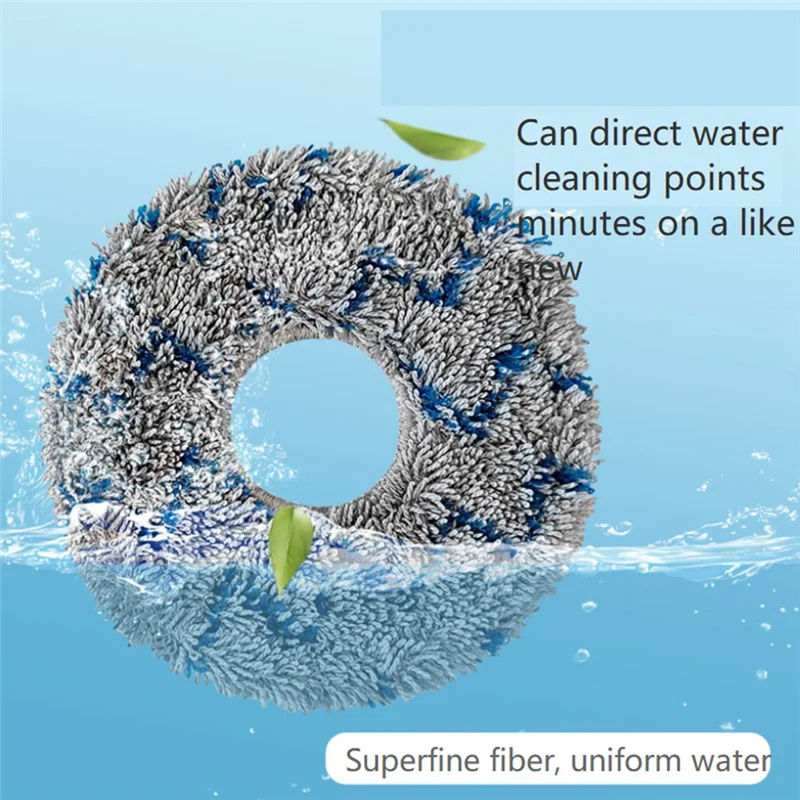 10 Stück Wischpads, waschbar, wiederverwendbar, für Ecovacs Deebot T10 OMNI/T10 Turbo/X1 Omni/X1 Turbor