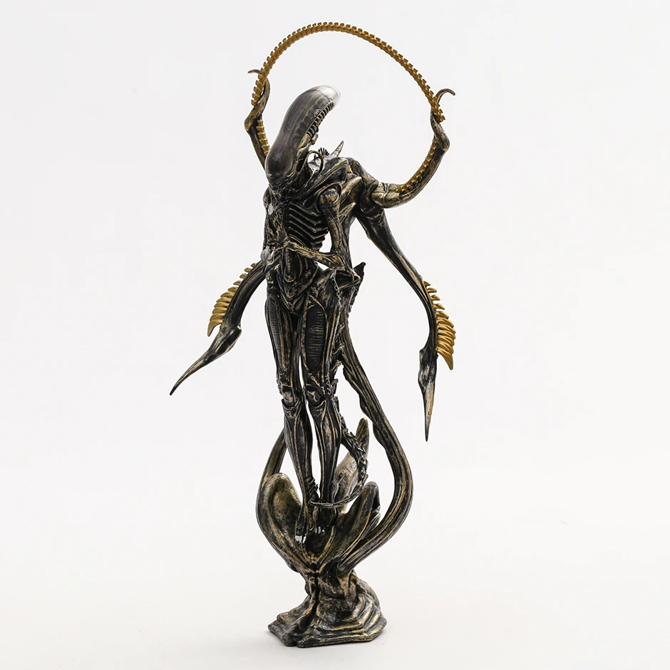 Certoys Alien Xenomorph Buddhism Figure Model Painted Statue Collection 28cm