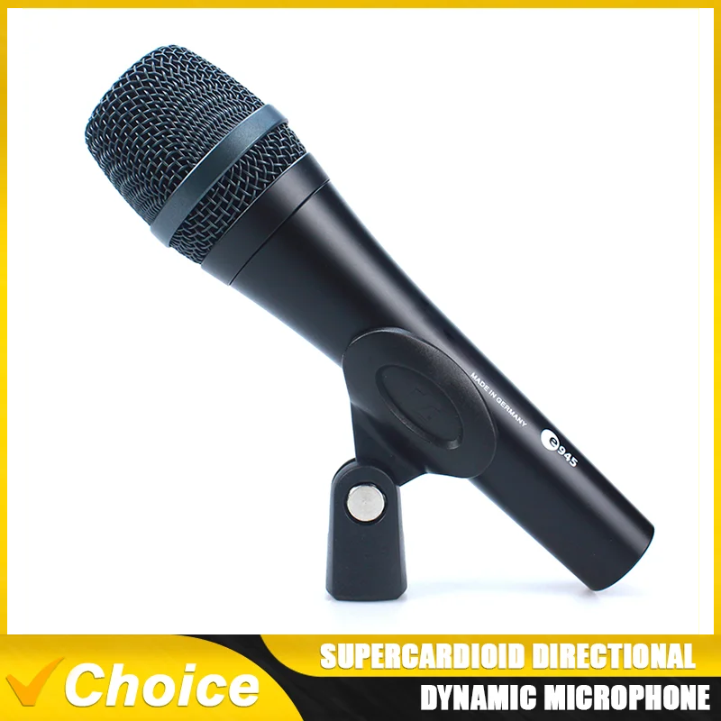 E945 Wired Dynamic super-cardioid vocal microphone Handheld Mic For Live Vocals Karaoke mic