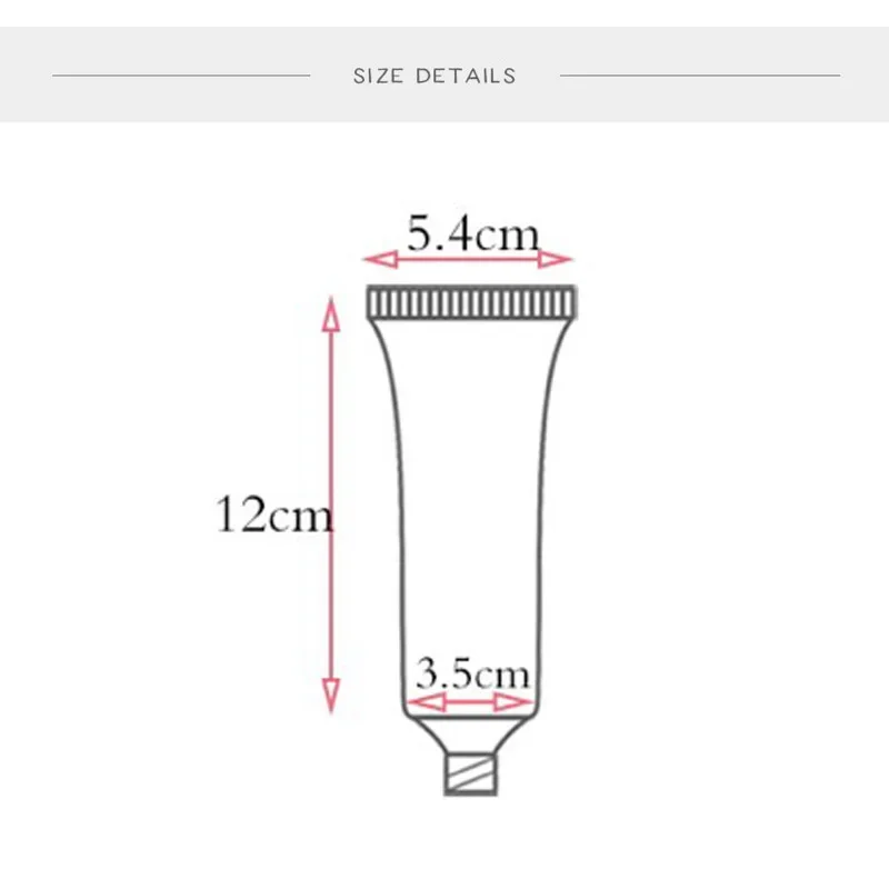 

80ml 80g Black Plastic Soft Tube Skincare Cream Body Lotion Refillable Squeeze Bottle Empty Cosmetic Container
