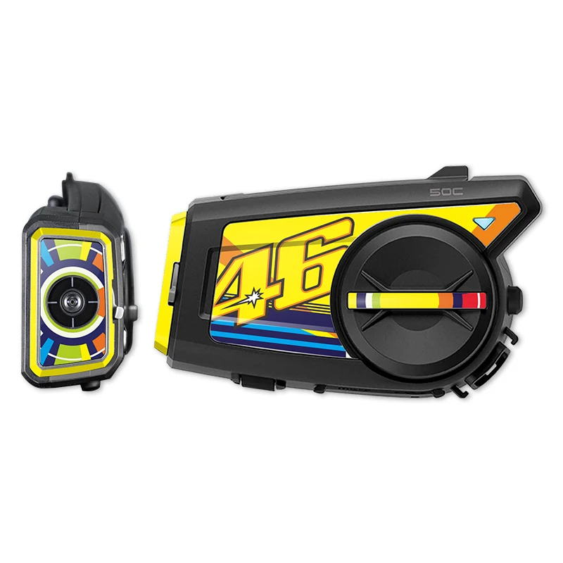 Used For SENA 50C Motorcycle Earphone Colorful Decoration Decals Protection Stickers Multiple choices
