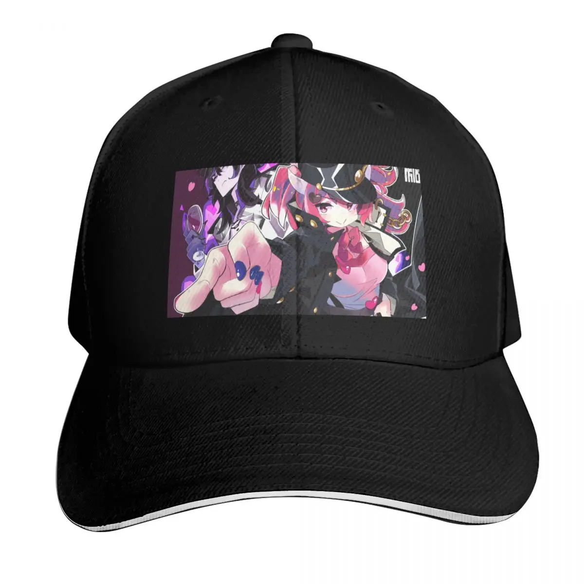 Vshojo - Gorra de béisbol Ironmouse y Bubi, gorras para el sol, sombreros divertidos, novedad en gorras con visera térmica, gorras de camionero para hombres y mujeres