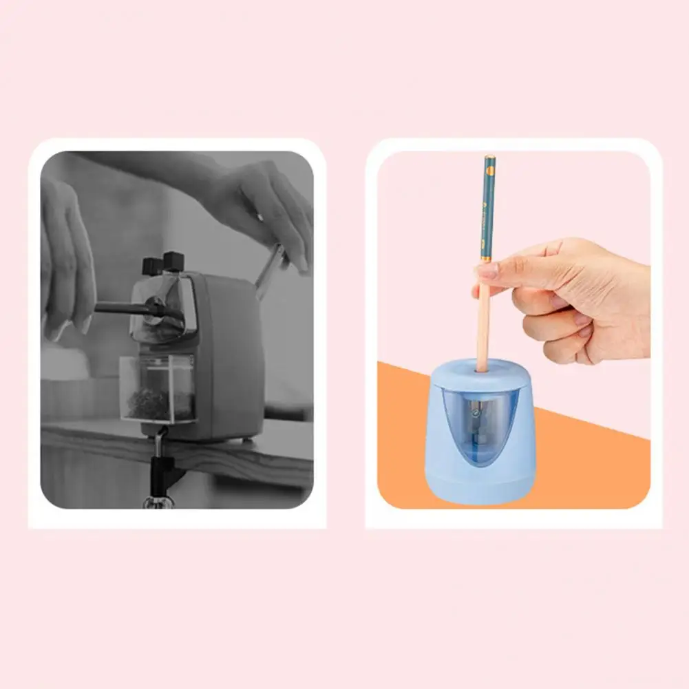 ポータブル充電式電気鉛筆削り、時間節約研ぎ器、学生に最適な学校、6〜8mm