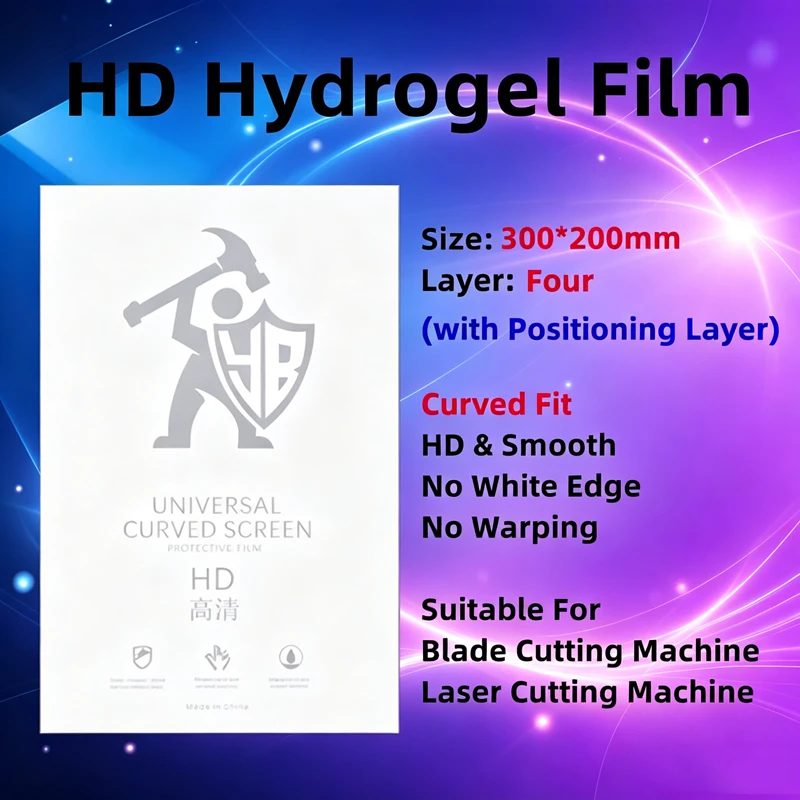 10PCS Tablets HD Matte Hydrogel Film For iPad Anti‑Scratch Explosion‑Proof Screen Protector 300*200mm 340*240mm For Cutter