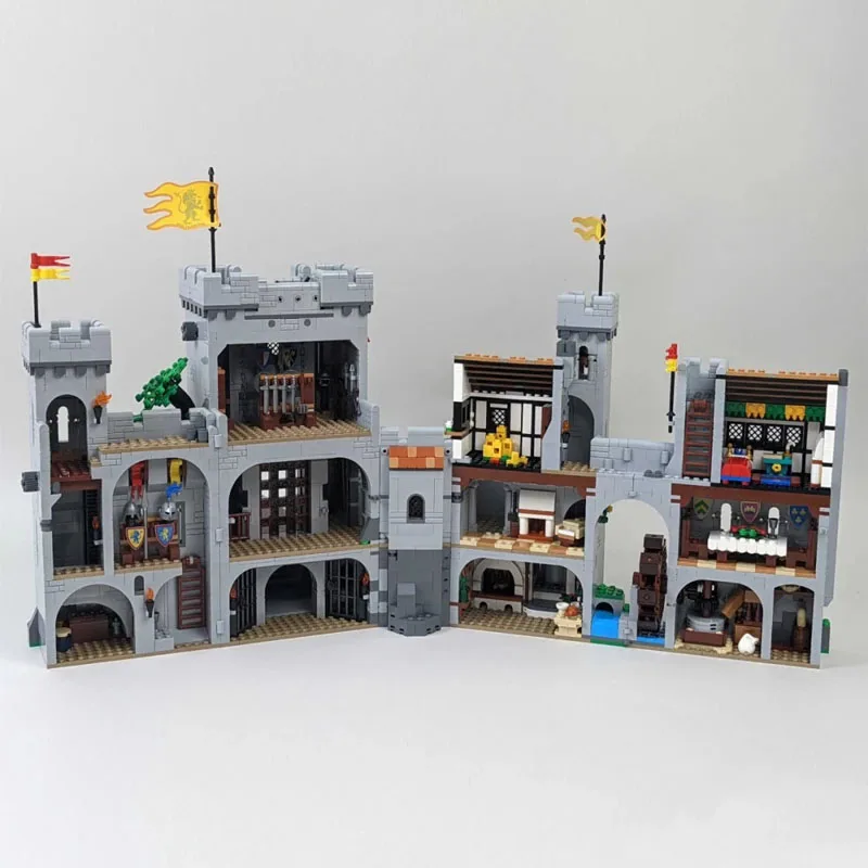 Décennie s de Construction en Briques pour Enfant, Jouet Éducatif, Cadeau de Noël et d'Anniversaire, Château Compatible avec 4514 10305, 85666 Pièces, en Stock