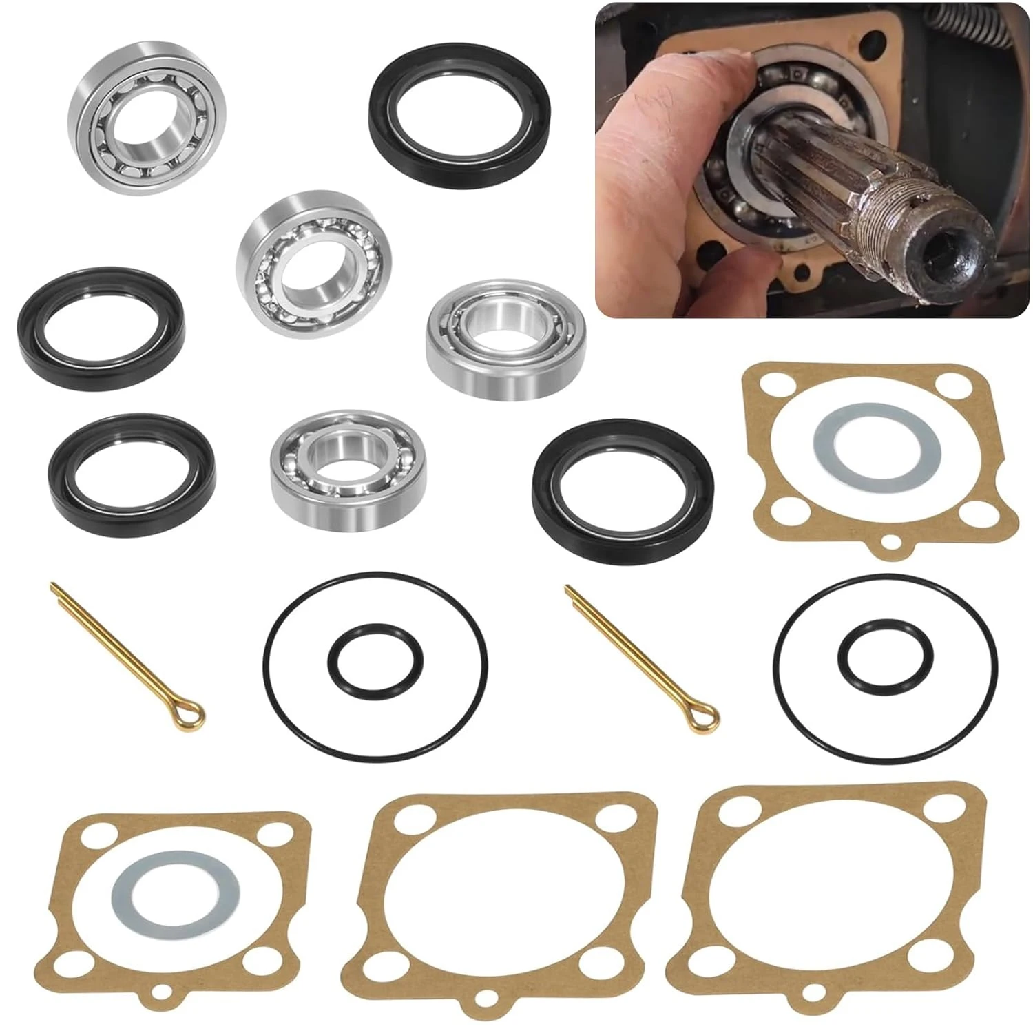 

Rear IRS Bearing Kit Fit for Vw Type 1 Bug Karmann GHIA, for Volkswagen Type 3 Squareback, Fastback, Notchback, Super Beetle
